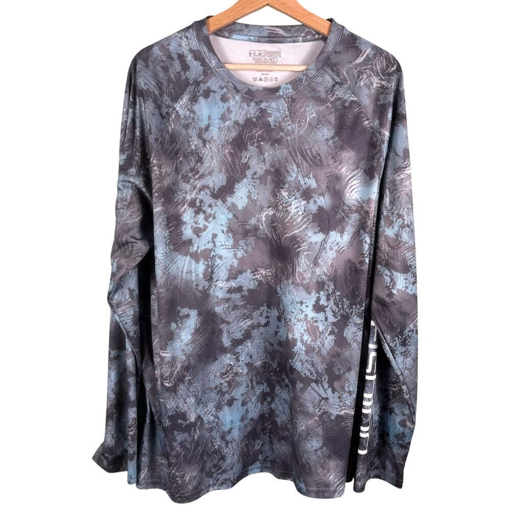 HUK Performance Fabrics  Fishing Sweater Men's Size XL Mossy Oak Camo‎ Pullover